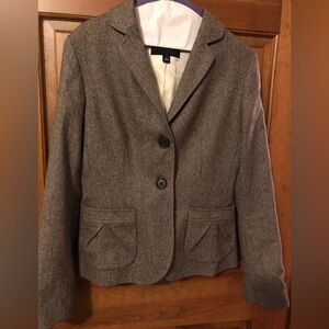 Banana Republic Tweed Brown Blazer